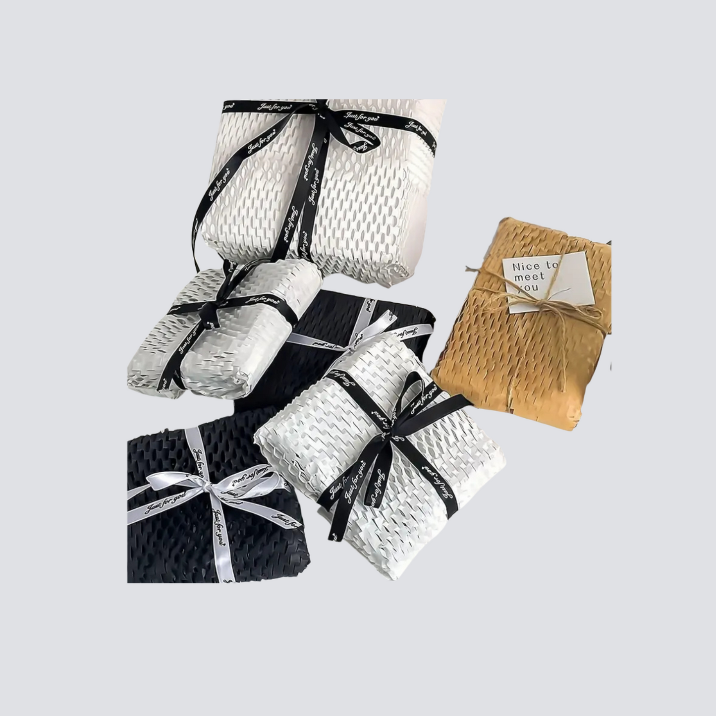 Eco Friendly White Honeycomb Cushioning Paper 500mm X 250m