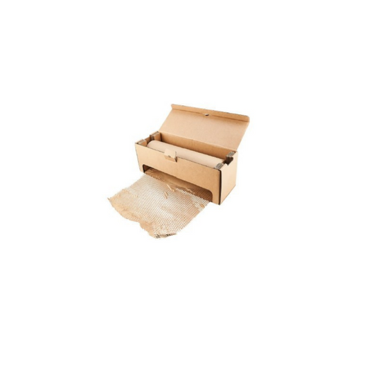 Honeycomb Paper Roll in Cardboard Dispenser – 400mm x 100m