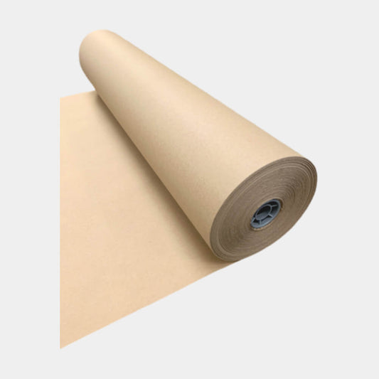 Brown Kraft paper roll 750mm - 100gsm.